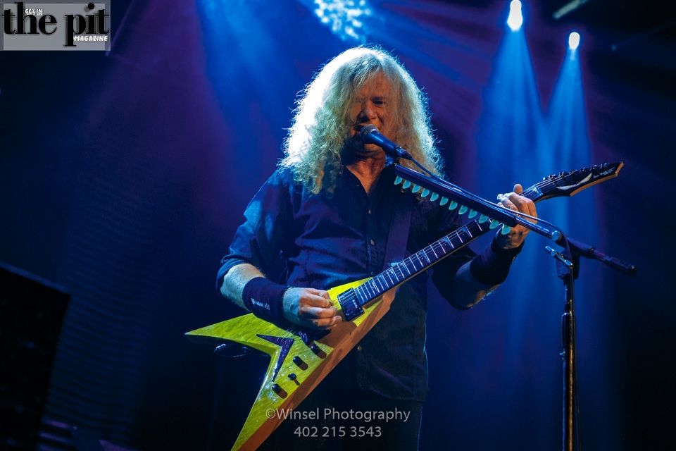 The Pit Magazine, Winsel Concertography, Megadeth, Dystopia World Tour 2016, Mid-America Center, Council Bluffs, Iowa