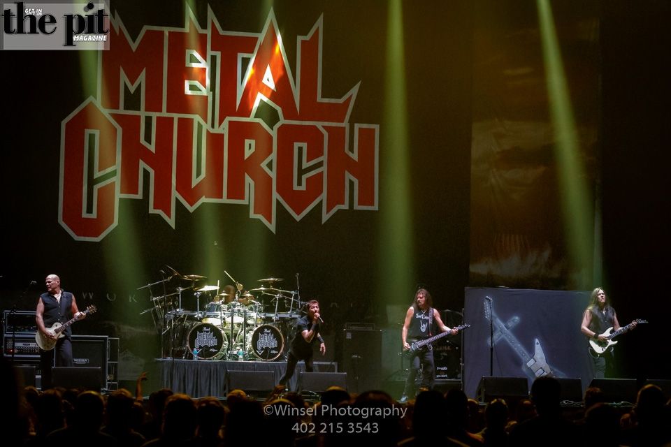 The Pit Magazine, Winsel Concertography, Metal Church, Dystopia World Tour 2016, Mid-America Center, Council Bluffs, Iowa