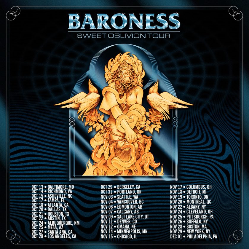 Baroness Sweet Oblivion Tour